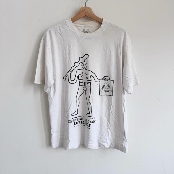 Palace Cerne Abbas Giant White T-Shirt - Picture 1 of 2